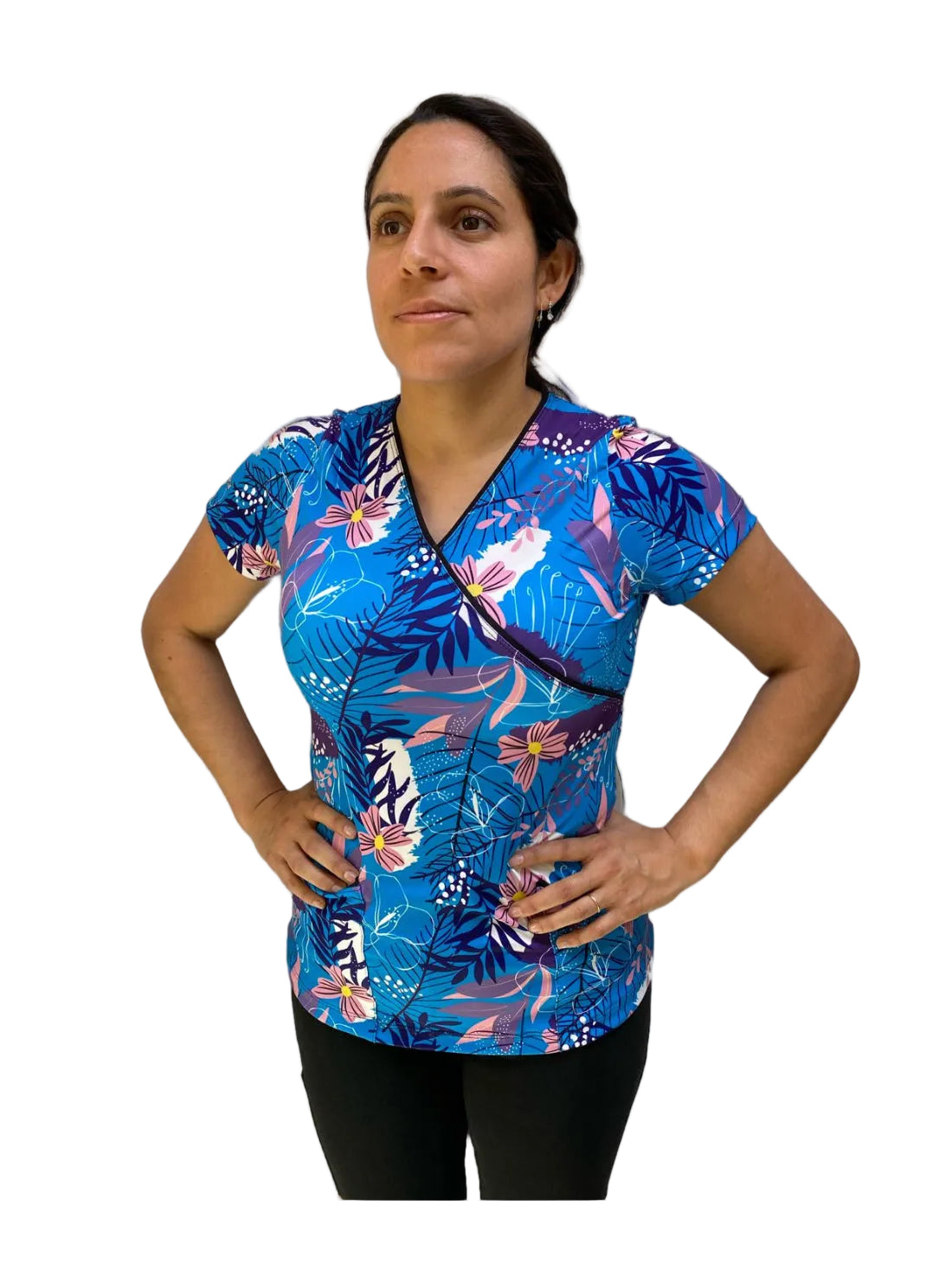 TOP LYCRA - 2024/2 CELESTE