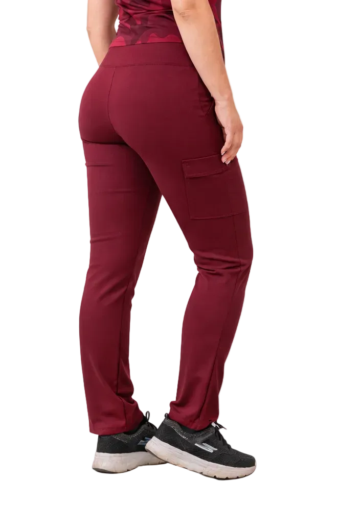 Pantalón Spandex - Burdeo