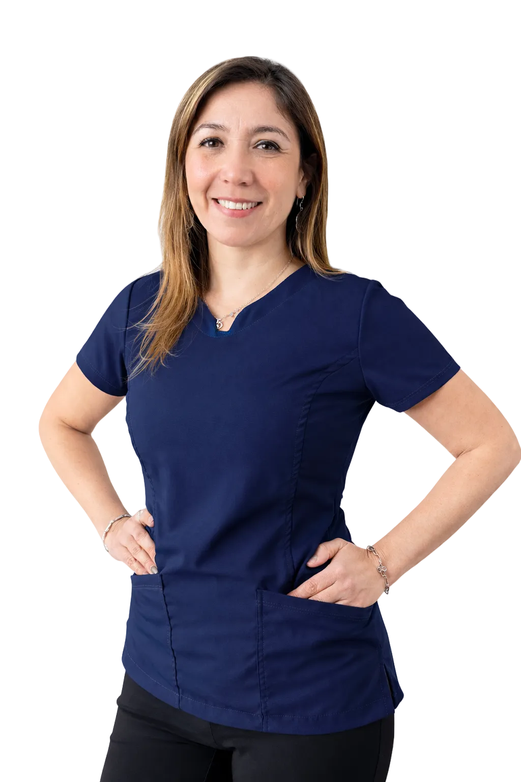 Top Mujer Antifluido - Azul Marino