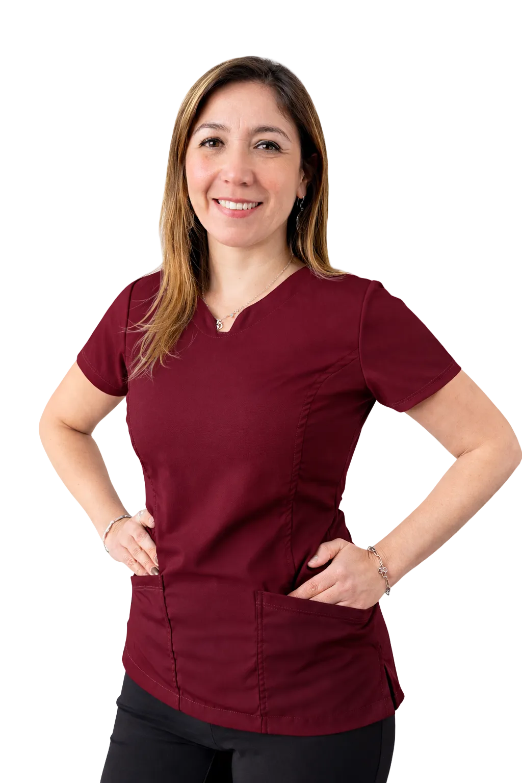 Top Mujer Antifluido - Burdeo