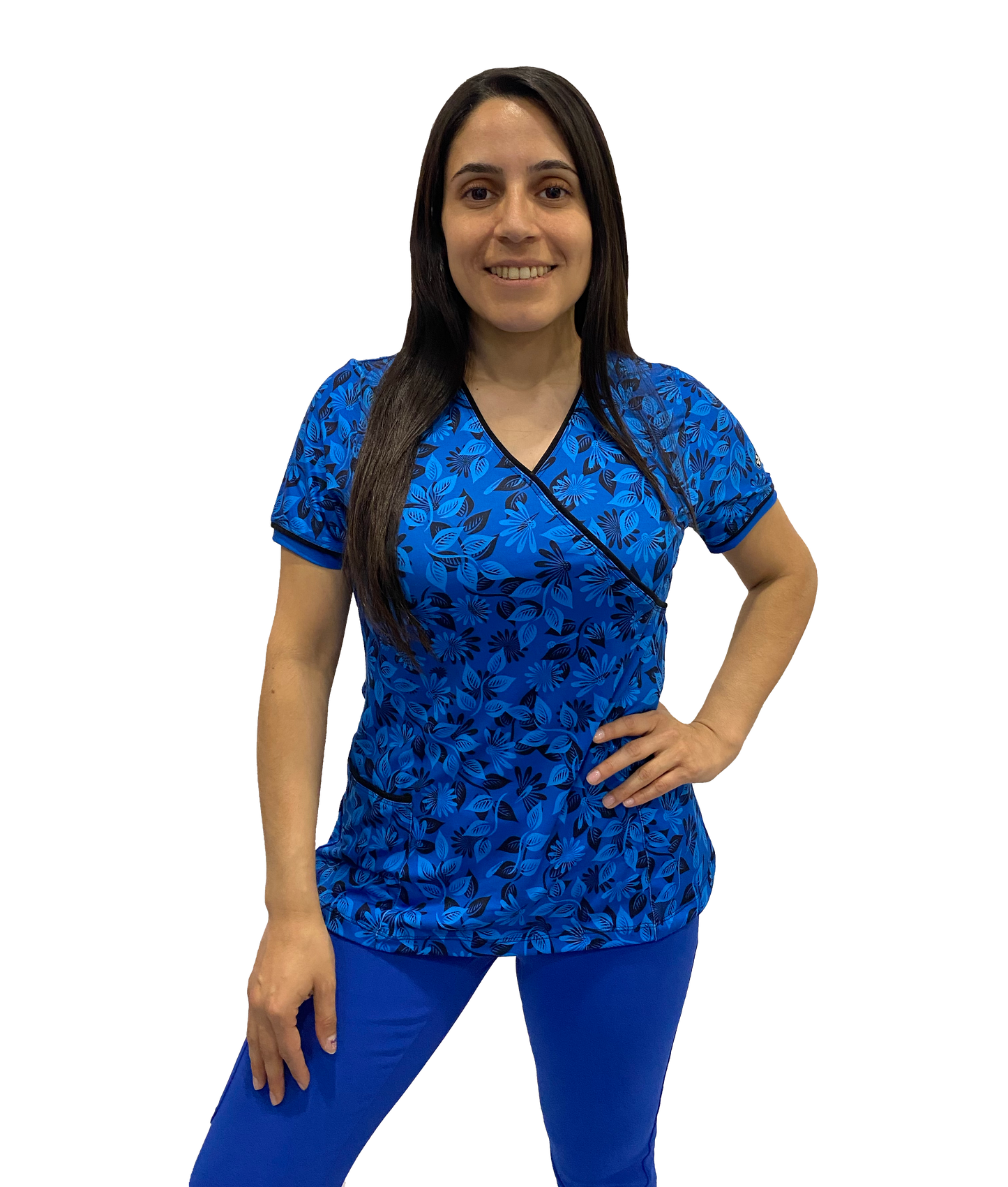 TOP LYCRA SOFT - FLOWER 6 - REY