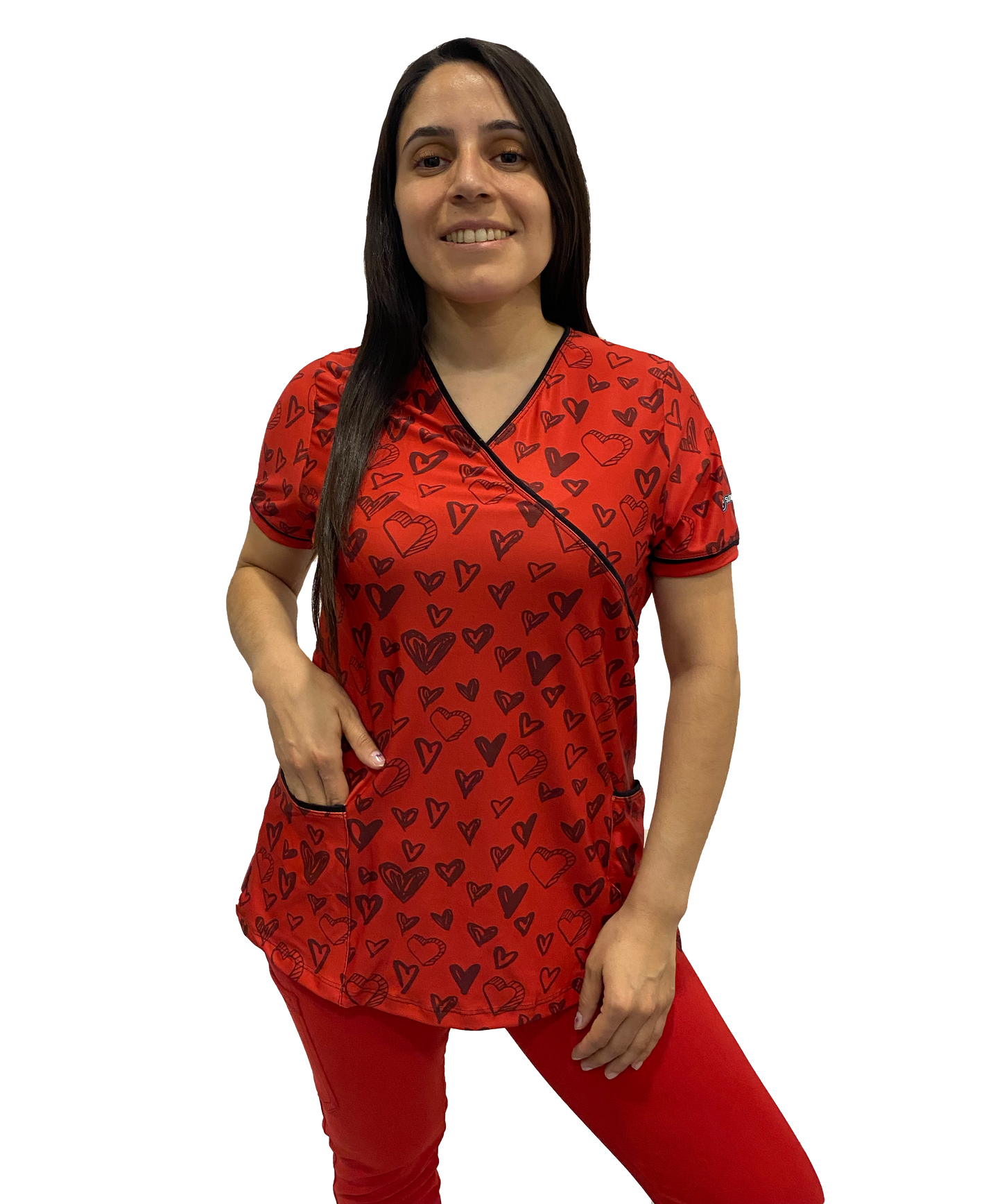 TOP LYCRA SOFT - GIRLS 11 - ROJO