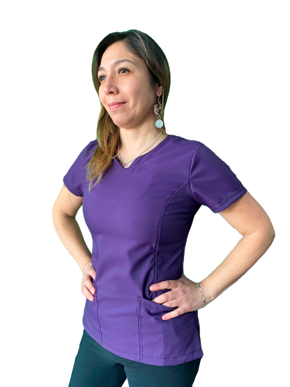 Top Mujer Antifluido Premium - Morado