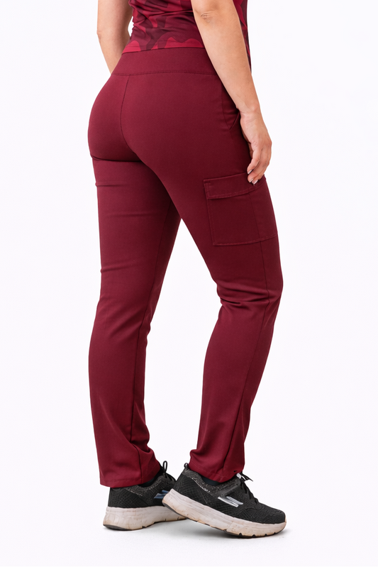Pantalón Spandex - Burdeo