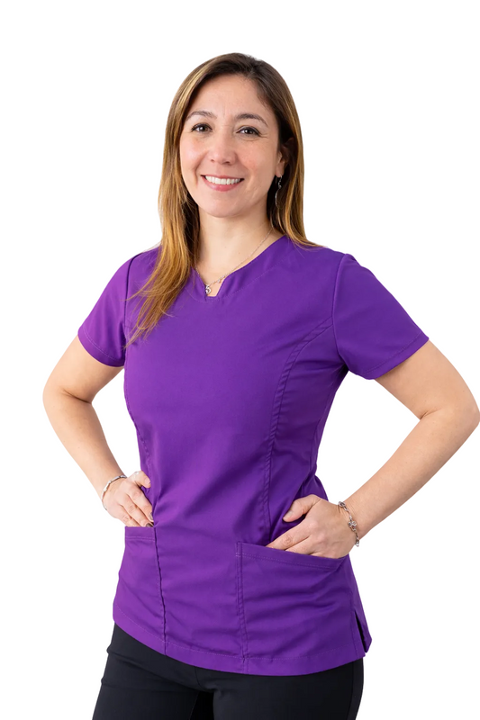 Top Mujer Antifluido - Morado