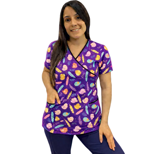 TOP LYCRA - NAT2 MORADO