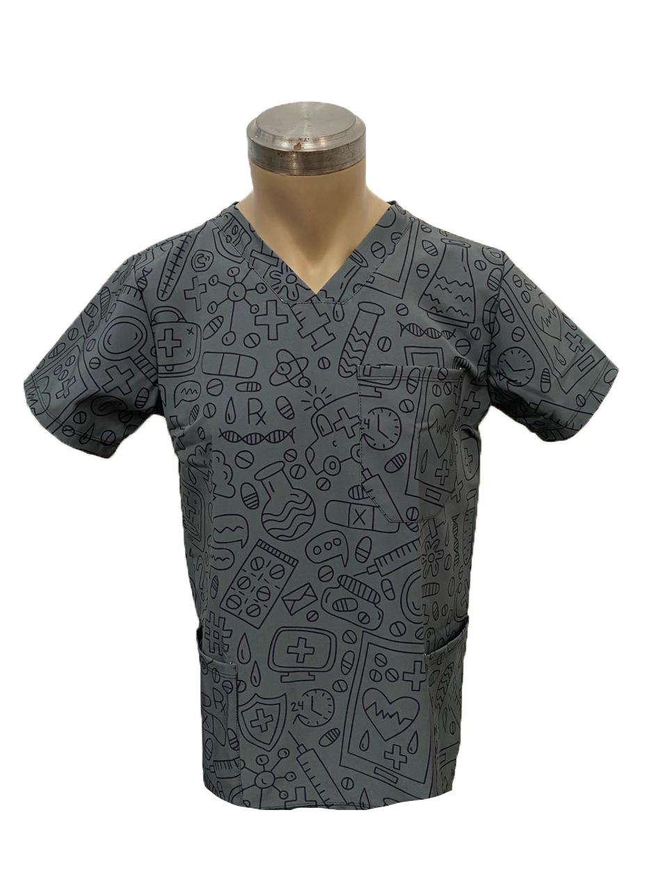 Top Hombre Antifluido - 02-GRIS