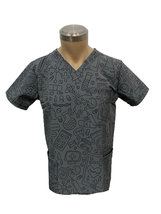 Top Hombre Antifluido - 02-GRIS