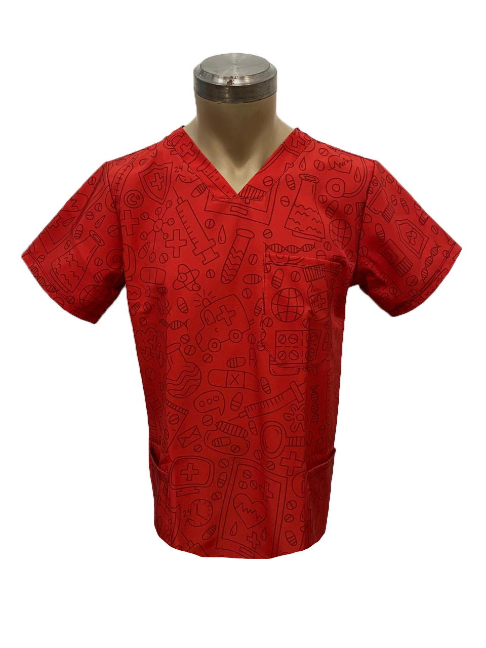 Top Hombre Antifluido - 01-ROJO