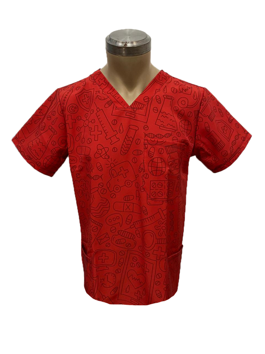 Top Hombre Antifluido - 01-ROJO